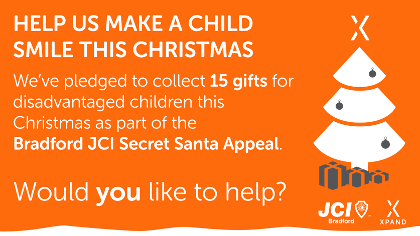 Help Xpand this Christmas with a JCI Bradford gift donation