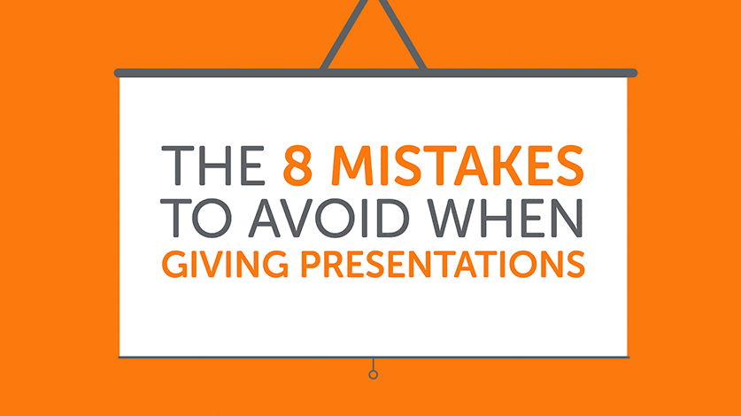 8 Presentation tips to avoid when giving presentations
