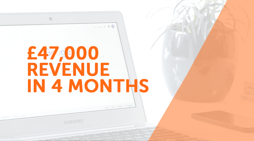 We earned £47000 in revenue for our client Headway Recruitment
