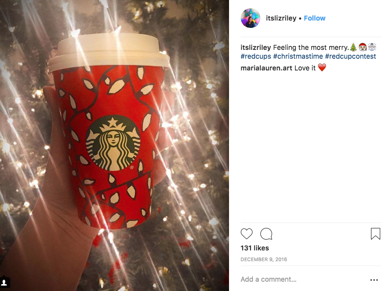 Starbucks red cup contest